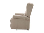 Beige Fabric Accent Chair
