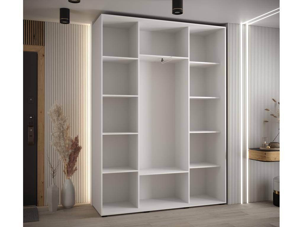 White Wardrobe, 180 x 45 x 235.2 cm