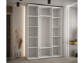 White Wardrobe, 180 x 45 x 235.2 cm