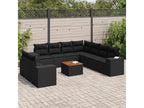 Black Woven Resin Wicker Outdoor Furniture Set - dlz1766585184629
