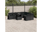 Black Woven Resin Wicker Outdoor Furniture Set - dlz1766585106210