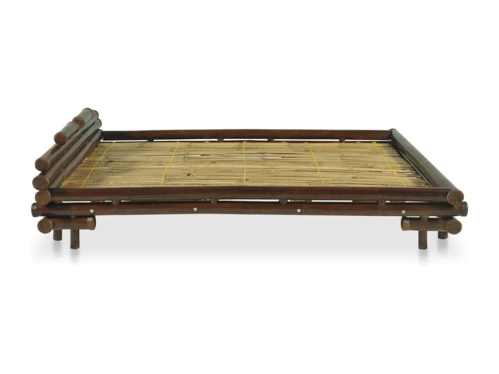 Brown Bed Frame, 140 x 200 cm