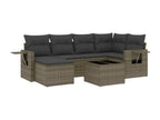 Gray Woven Resin Wicker Outdoor Furniture Set - dlz1766585474961