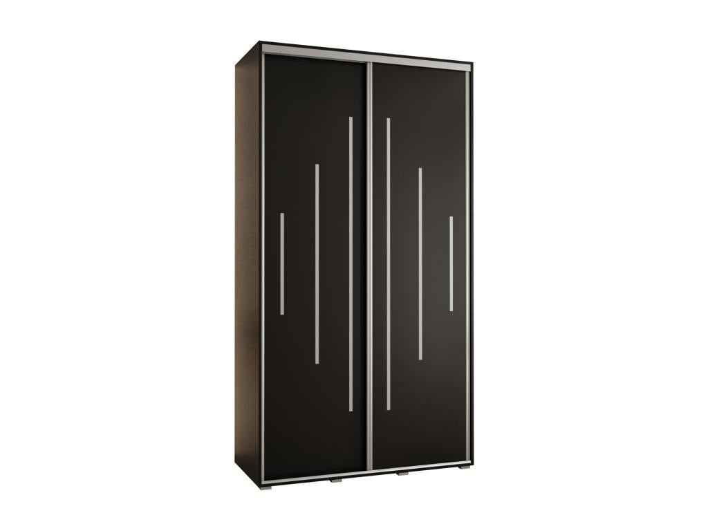 Black Wardrobe, 140 x 60 x 235.2 cm
