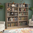 Universal Tall 5 Shelf Bookcase Storage - Set of 2 by Bush Furniture