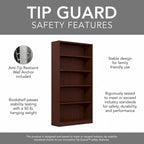 Universal Tall 5 Shelf Bookcase Storage - Set of 2 by Bush Furniture