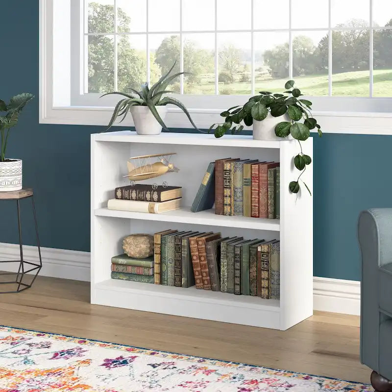 Universal Small 2 Shelf Bookcase Storage by Bush Furniture