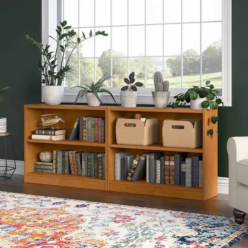 Universal Small 2 Shelf Bookcase Storage by Bush Furniture