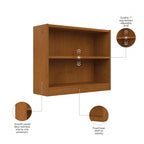Universal Small 2 Shelf Bookcase Storage by Bush Furniture