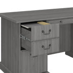 Saratoga Executive Desk, File Cabinet and Bookcases by Bush Furniture