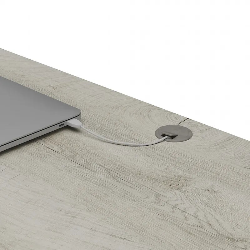 Knoxville 60W L-Desk with File Cabinet and Bookcase by Bush Furniture