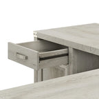 Knoxville 60W L-Desk with File Cabinet and Bookcase by Bush Furniture