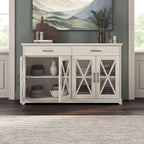 Lennox 60W Sideboard Buffet Cabinet with Drawers by Bush Furniture