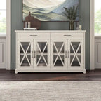 Lennox 60W Sideboard Buffet Cabinet with Drawers by Bush Furniture