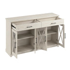 Lennox 60W Sideboard Buffet Cabinet with Drawers by Bush Furniture