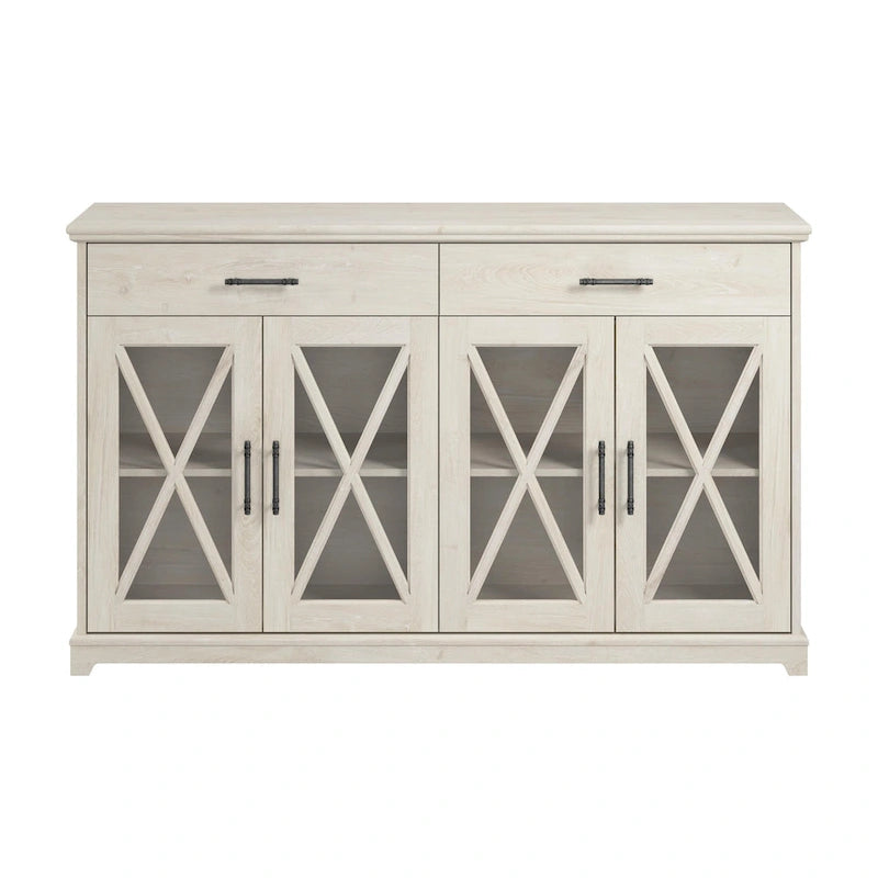 Lennox 60W Sideboard Buffet Cabinet with Drawers by Bush Furniture
