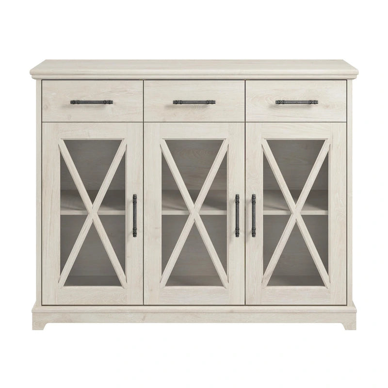 Lennox 46W Sideboard Buffet Cabinet with Drawers by Bush Furniture