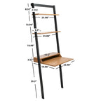 SAFAVIEH Leoma 2-Shelf Leaning Desk