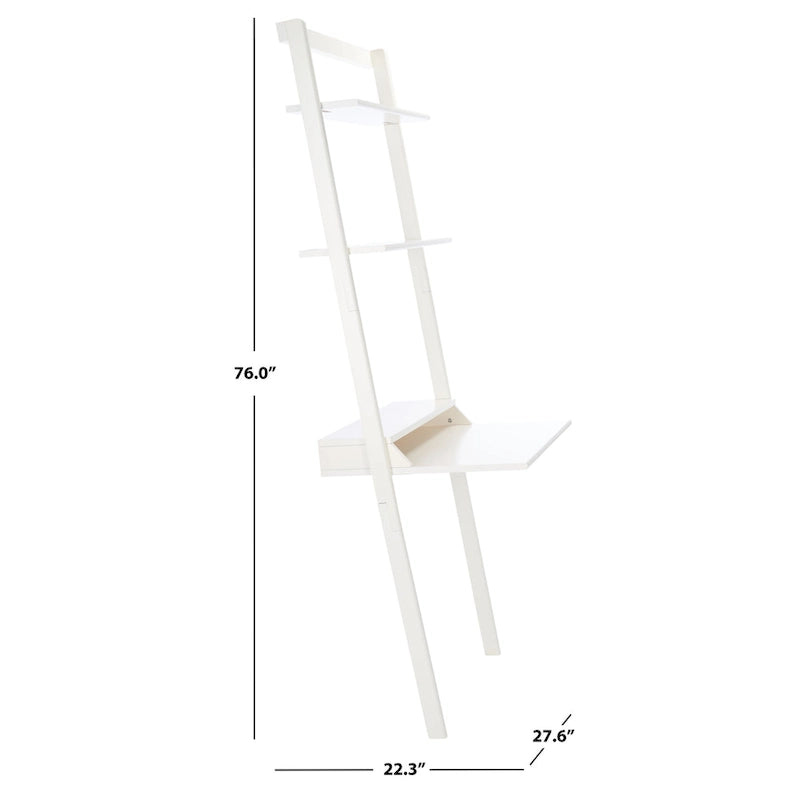 SAFAVIEH Leoma 2-Shelf Leaning Desk