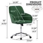 Adjustable Office Chair, Home Bedroom, Ergonomic Swivel Chair, Backrest Seat, Comfortable for Long Sitting