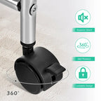 Gymax 4 Drawers Rolling Storage Cart Metal Rack Shelf Home Office - See Details