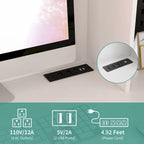 59.44  Computer Desk with Drawers Bookshelf Outlet