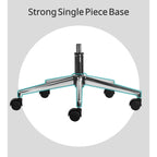 Modern High Back Office Chair Ribbed PU Leather Manager Tilt Conference Room Computer Desk Boss Task Executive Boss