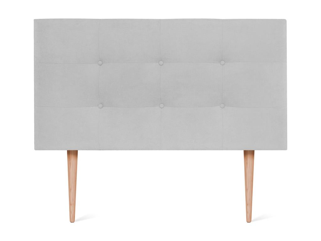 Gray Fabric Bed, 110 x 115 cm