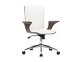 White Faux Leather Chair