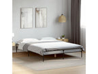 Gray Engineered Wood Bed Frame, 150 x 200 cm