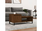 Brown Engineered Wood Coffee Table, 100 x 50 x 45 cm