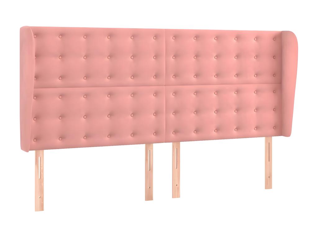 Velvet Bed, 163 x 23 x 118 cm
