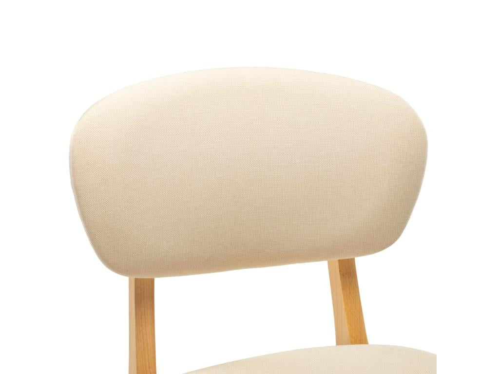 Beige Fabric Chair