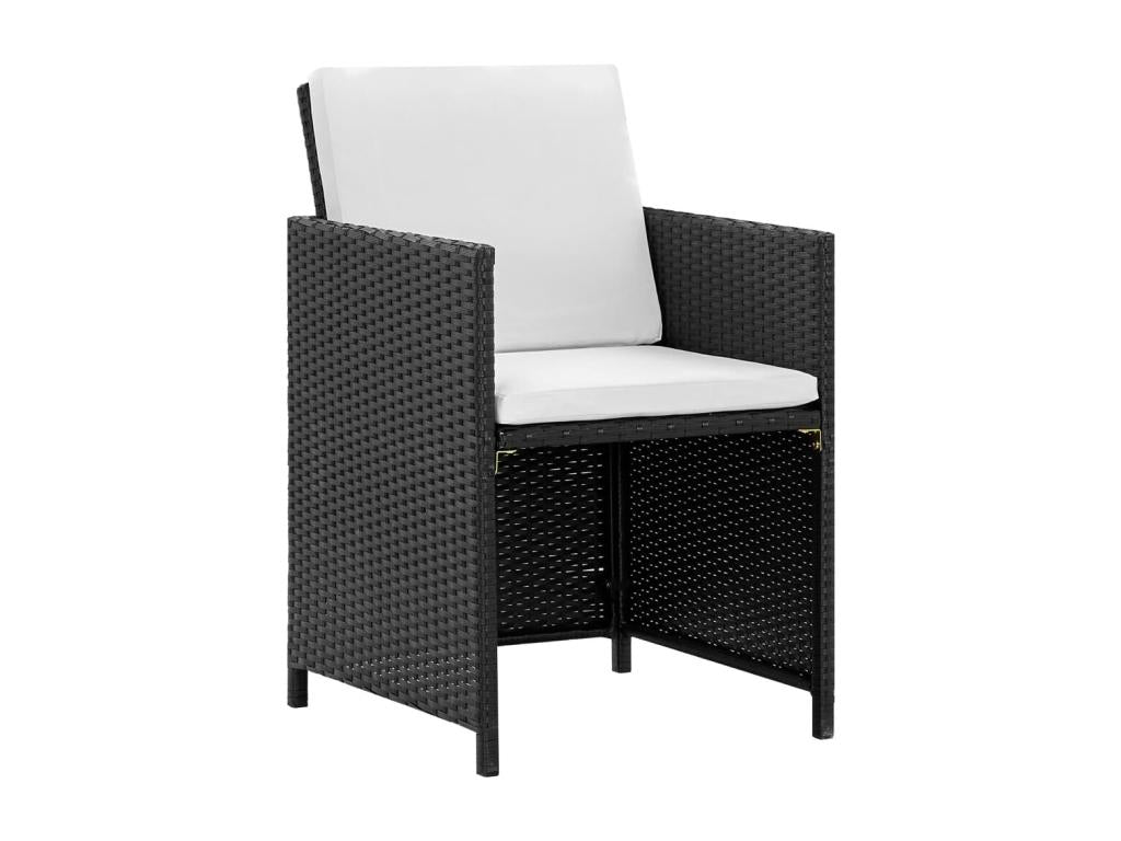 Black Outdoor Furniture Set