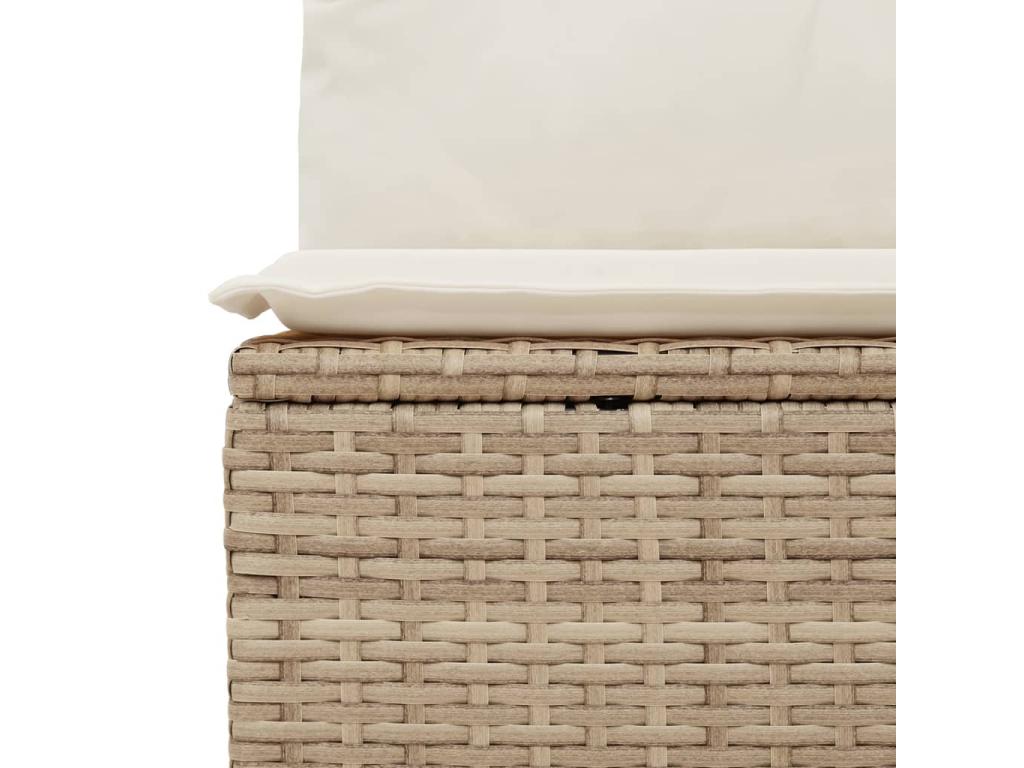 Beige Woven Resin Wicker Outdoor Furniture Set - dlz1766585541354