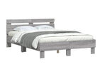 Gray Bed Frame, 135 x 190 cm