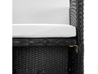 Black Outdoor Furniture Set