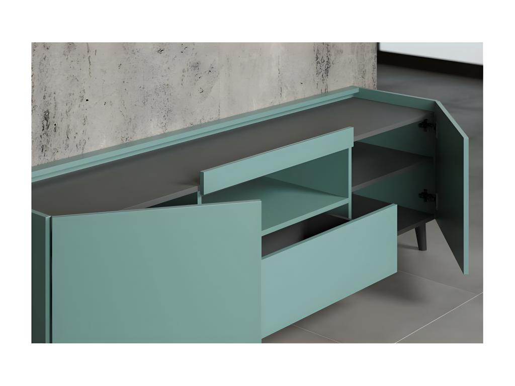 Blue TV Stand