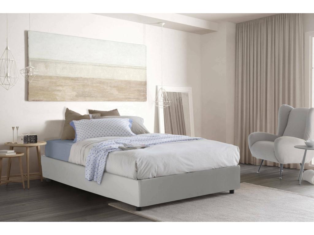 White Leather Mattress, 120 x 190 cm