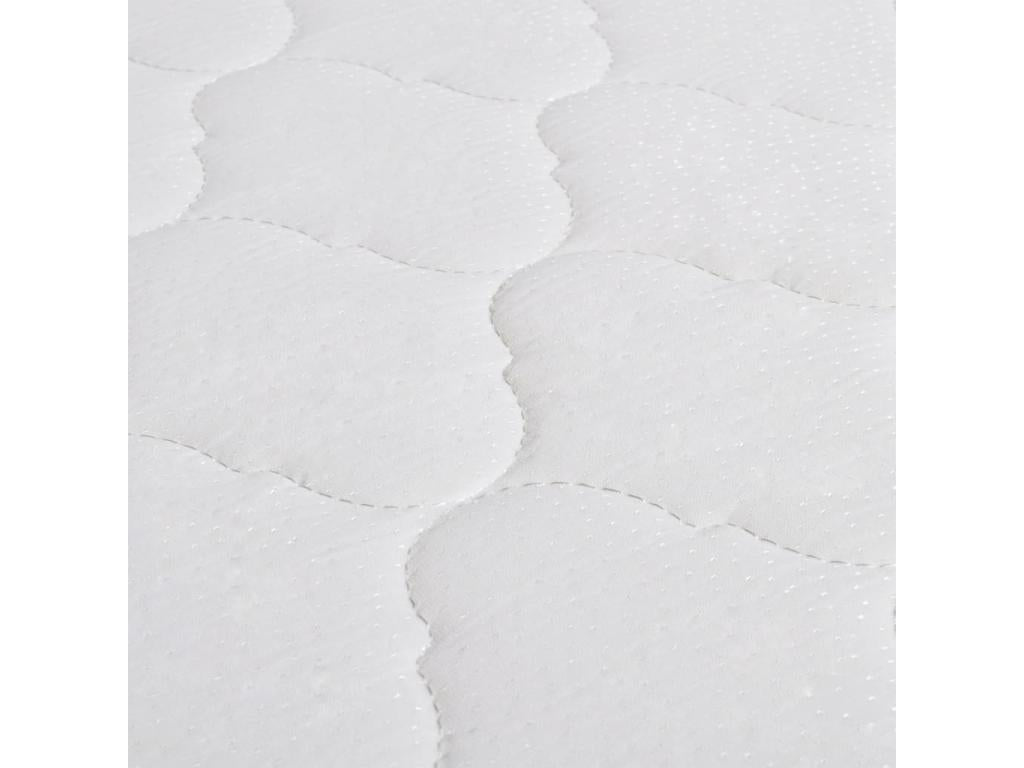 White Faux Leather Mattress, 140 x 200 cm