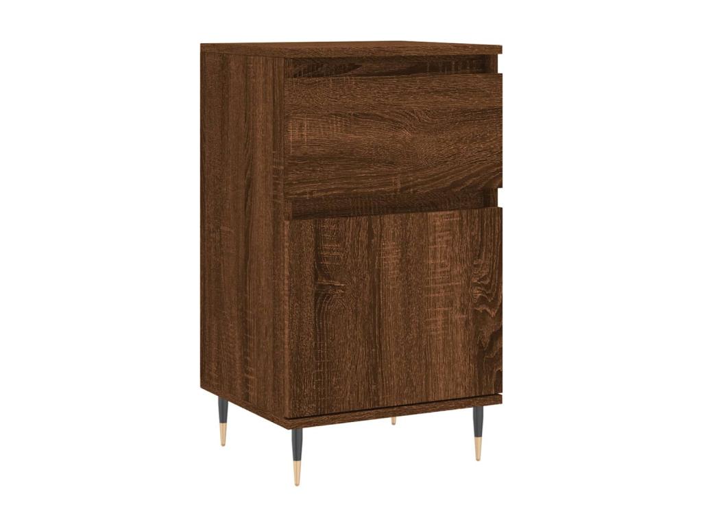 Brown Engineered Wood Sideboard, 40 x 35 x 70 cm