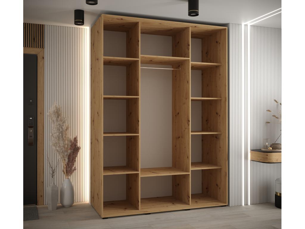Natural Wardrobe, 160 x 60 x 235.2 cm