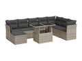 Gray Woven Resin Wicker Outdoor Furniture Set - dlz1766585971815