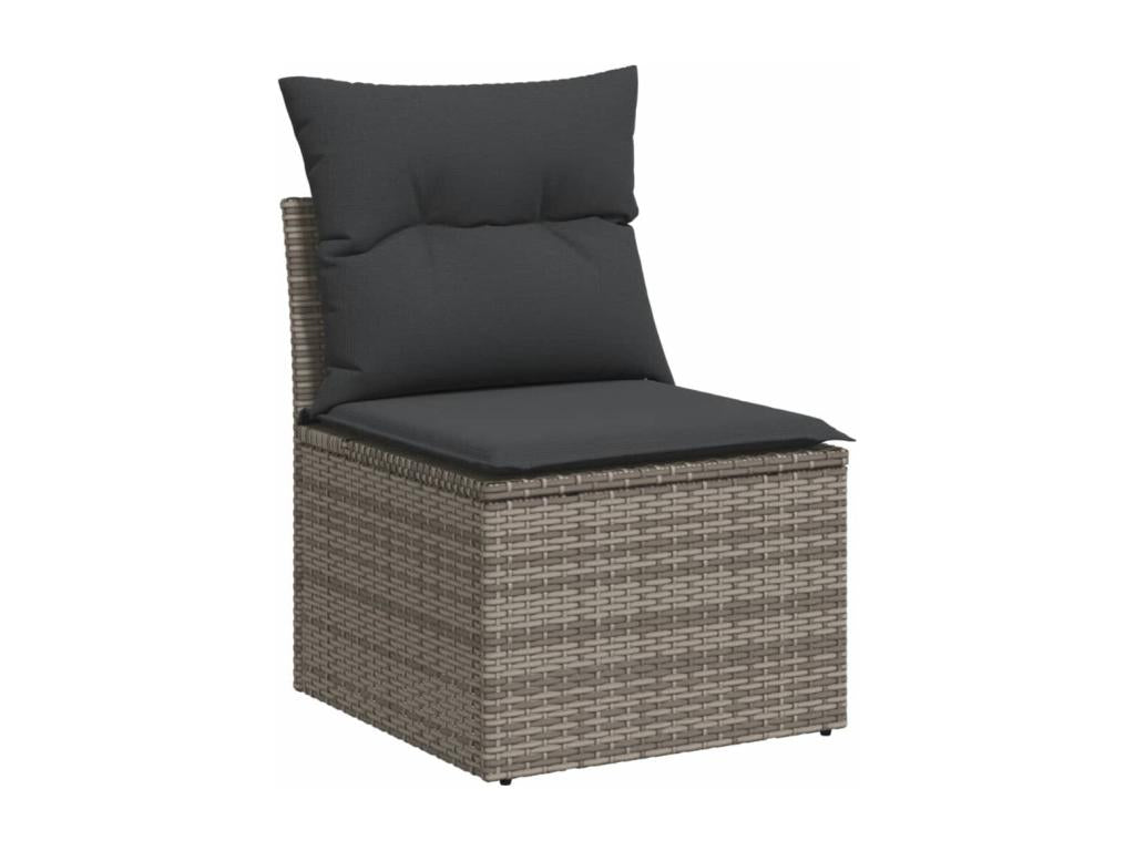 Gray Woven Resin Wicker Outdoor Furniture Set - dlz1766585935568