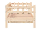 Natural Pine Wood Bed, 90 x 200 cm