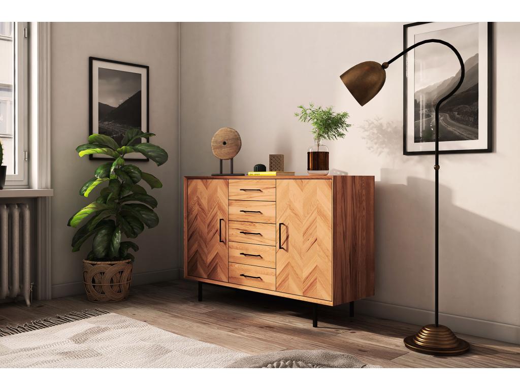 Natural Solid Wood Dresser