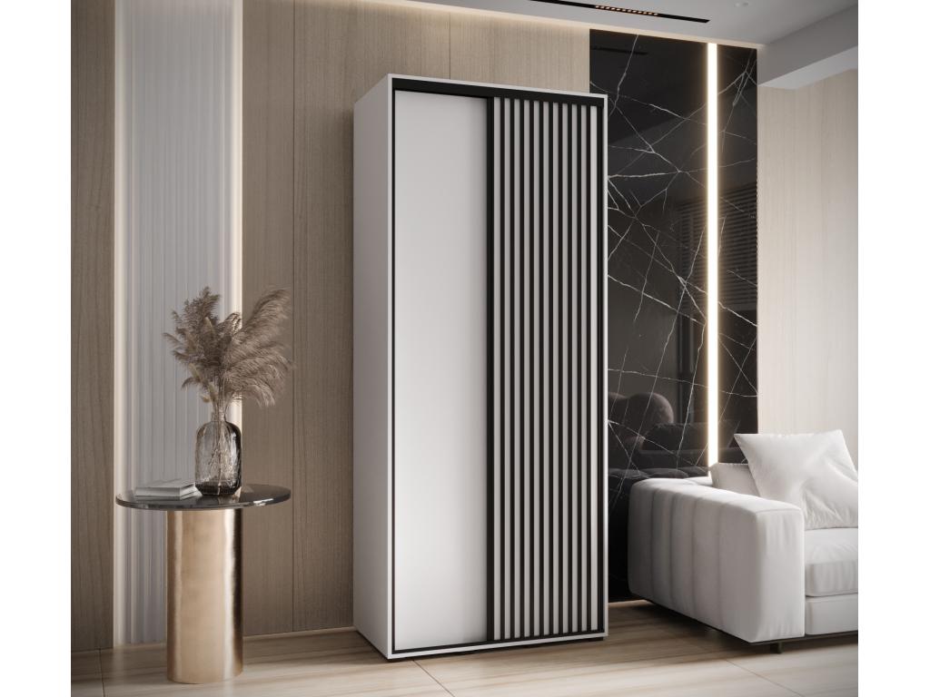 White Wardrobe, 120 x 45 x 235.2 cm