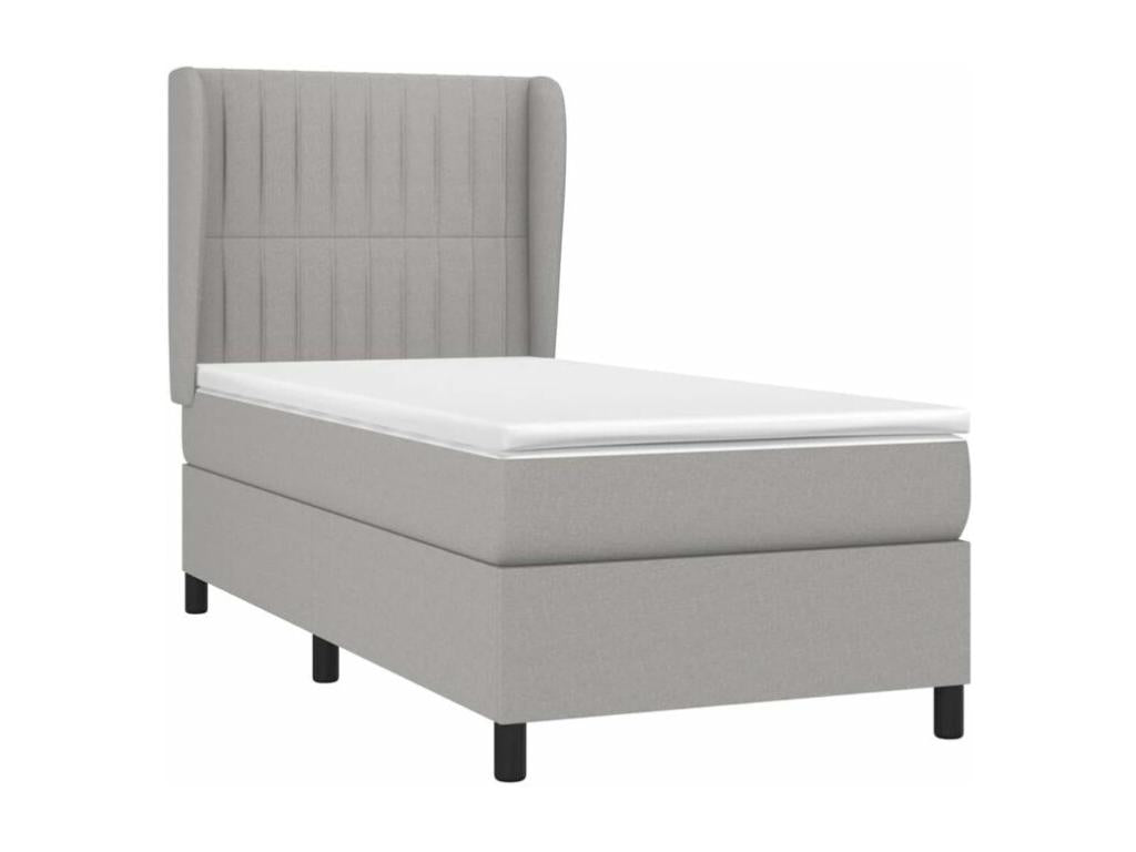 White Fabric Mattress, 90 x 200 cm