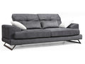 Gray Velvet Sofa
