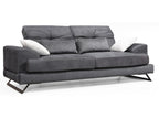 Gray Velvet Sofa